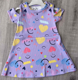 Платье CHN «Smile» сиреневый, 3-4-5-6 лет