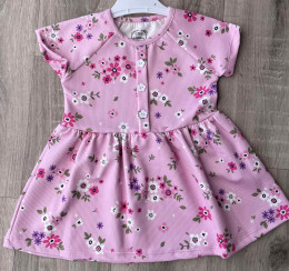 Платье CHN «Цветочки» розовый, 3-4-5-6 лет