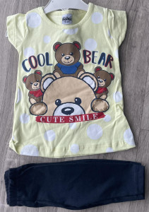 Костюм Kuculmus «Cool Bear» жёлтый, девочка 2-3-4-5 лет