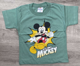 Футболка Milano «Mickey» зелений, хлопчик 1-1,5-2-3-4 роки