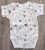 Боди «Звёздочки» молочный, унисекс 0-3 месяцев, фото