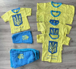 Лот костюмів «Ми з України» жовто-блакитний, хлопчик 1-2-3-4-5 років