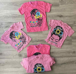 Лот із футболок "Україна" рожевий, дівчинка 1-2-3-4-5 років