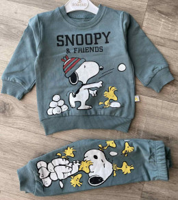 Костюм Bobisko "Snoopy" зелений, хлопчик 9-12-18-24 місяців