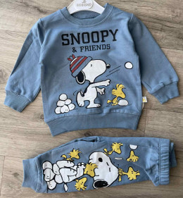 Костюм Bobisko "Snoopy" блакитний, хлопчик 9-12-18-24 місяців