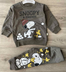 Костюм Bobisko "Snoopy" коричневий, хлопчик 9-12-18-24 місяців