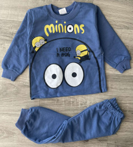 Піжама Supermini "Minions" синій, хлопчик 1-2-3 років