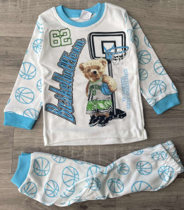 Піжама Supermini "Basketball" блакитний, хлопчик 1-2-3 років