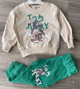 Костюм Partner "Tom& Jerry" зелений, хлопчик 9-12-18-24 місяців