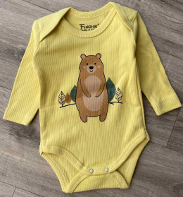 Боді Findik "Ведмедик" жовтий, хлопчик 3-6-9-12-18 місяців