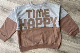 Реглан Acikahve "Time Happy" коричневий, унісекс 2-3-4-5 років