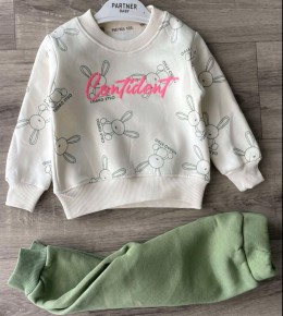 Костюм Partner "Contident" оливковый, девочка 9-12-18-24 месяцев