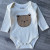 Боди Findik "Мишка" молочный, унисекс 3-6-9-12-18 месяцев, фото