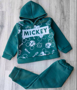 Костюм "Mickey" зелёный, мальчик 3-5-7-9 лет