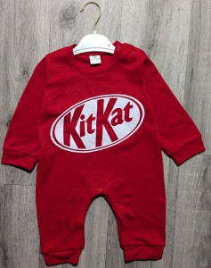 Чоловічок Mini love«KitKat» червоний, хлопчик 3-6-9-12 місяців