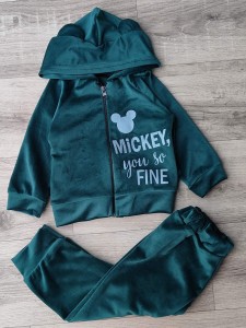 Костюм "Mickey fine" зелений, унісекс 1-2-3 років