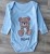 Боди Findik "Bear" голубой, унисекс 3-6-9-12-18 месяцев, фото