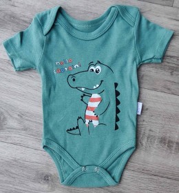 Боді Findik «Крокодил» зелений, унісекс 3-6-9-12-18 місяців