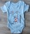 Боди Findik «Крокодил» голубой, унисекс 3-6-9-12-18 месяцев, фото
