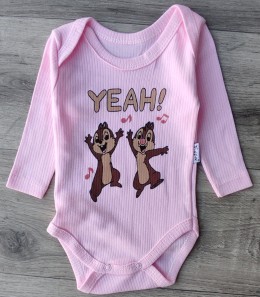 Боді Findik "Yeah" рожевий, дівчинка 3-6-9-12-18 місяців
