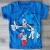 Футболка "Sonic" синій, хлопчик 1-2-3-4-5 років, фото