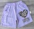 Шорти "Love" бузковий, дівчинка, 8-9-10-11-12 років, фото