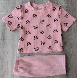 Костюм «Сердечко» теракотовий, дівчинка 2-3-4-5 років