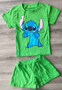 Костюм «Stitch» салатовый, девочка 3-5-7-9 лет