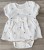 Боді-сукня "пелюстки" молочний, дівчинка 3-6-9 місяців, фото