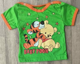 Футболка «Baby Pooh» салатовый, мальчик 6-9-12-18 месяцев