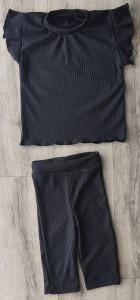 Костюм " Однотонный" черный, девочка 2-3-4-5 лет