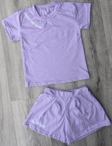 Костюм "Enjoy the now" сиреневый, девочка 2-3-4-5 лет