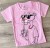 Футболка "Panther pink" пудровий, дівчинка 1-2-3-4-5 років, фото
