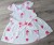 Сарафан «сердечки» красный+сереневый, девочка 1-1,5-2-3-4-5 лет, фото