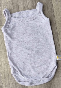Боді-майка "Однотоний" сірий 2, унісекс 3-6-9-12-18 місяців