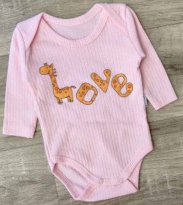 Боди Findik "Love" розовый, девочка 3-6-9-12-18 месяцев