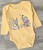 Боді Findik «Слоники» жовтий, унісекс 3-6-9-12-18 місяців, фото