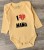 Боди Findik " I ❤ mama", оранжевый, унисекс 3-6-9-12-18 месяцев, фото 1