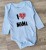 Боди Findik " I ❤ mama", голубой, мальчик 3-6-9-12-18 месяцев, фото 1