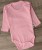 Боди Poli Foni"однотонный" розовій, девочка 0-3-6-9-12 месяцев, фото