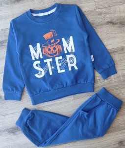 Костюм Mixima  "Гарбуз" синій, хлопчик 1-2-3-4 років