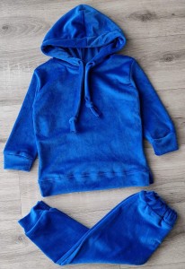Костюм "Велюр" синий, унисекс 10-11-12-13 лет