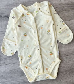 Боді "Ведмедики", жовтий, унісекс 0-3-6 місяців