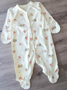 Чоловічок "Ведмежата" жовтий (світлий), унісекс 0-3-6-9 місяців