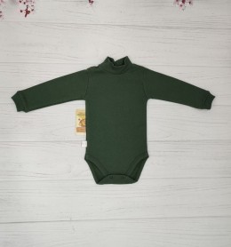 Боді "Однотонний" , зелений(темний)2, унісекс 0-3-6 місяців