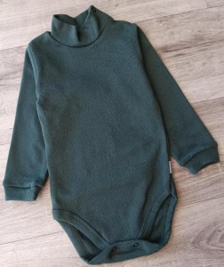 Боди "Однотонный" , зеленый(темный), унисекс 9-12-18-24 месяцев
