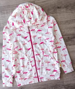 Кофта "Фламинго" , белый, девочка 4-5-6-7 лет