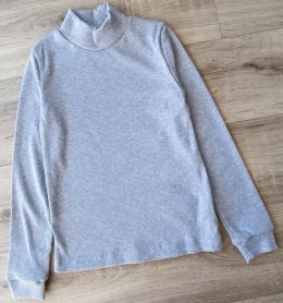 Водолазка "Однотонная" , серый, унисекс 11-12-13-14 лет