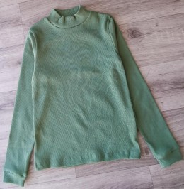 Водолазка "Однотонная" , зеленый(оливка), унисекс 11-12-13-14 лет