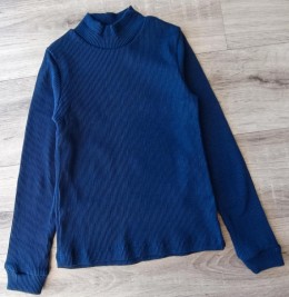 Водолазка "Однотонная" , синий, унисекс 11-12-13-14 лет